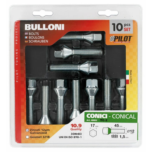 Prezoane jante conice 10buc - TC2